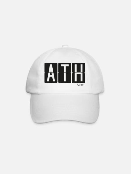 Athen - Baseballkappe - Weiß/Weiß