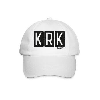 Krakau - Baseballkappe - Weiß/Weiß - Vorne