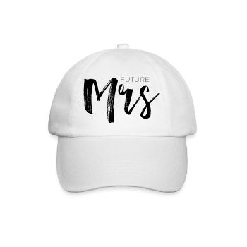 Future Mrs - Baseballkappe - Weiß/Weiß - Vorne