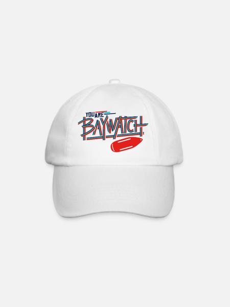 Baywatch You Are Baywatch - Baseballkappe - Weiß/Weiß