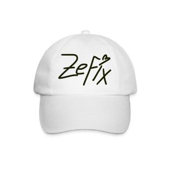 Zefix - Baseballkappe - Weiß/Weiß - Vorne