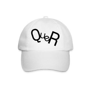 QUER - Baseballkappe - Weiß/Weiß - Vorne