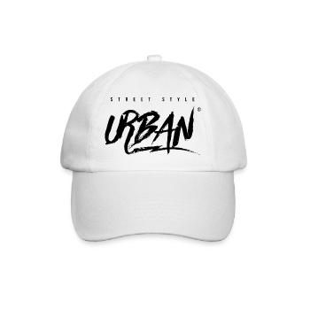 Urbaner Streetstyle - Baseballkappe - Weiß/Weiß - Vorne