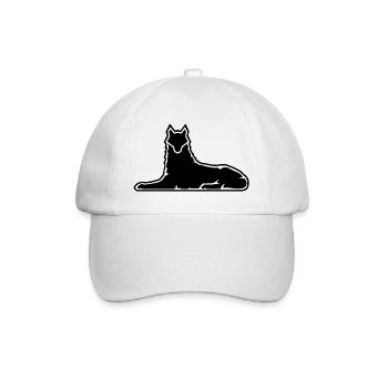 Einzelgänger - Baseballkappe - Weiß/Weiß - Vorne