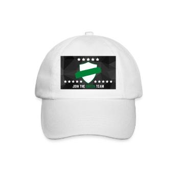 JOIN THE GREEN TEAM - Baseballkappe - Weiß/Weiß - Vorne