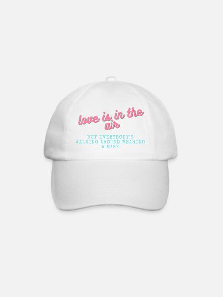 Love is in the Air - Baseballkappe - Weiß/Weiß