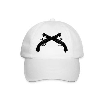 Piratenpistolen-Duell - Baseballkappe - Weiß/Weiß - Vorne