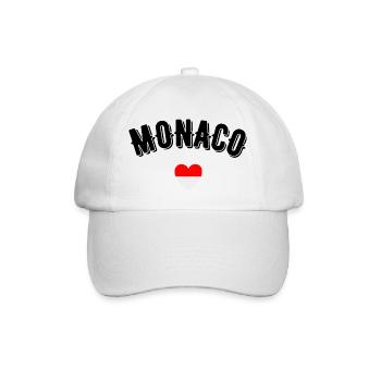 Monaco - Baseballkappe - Weiß/Weiß - Vorne