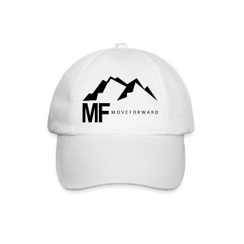 Vorwärts bewegen - Baseballkappe - Weiß/Weiß - Vorne