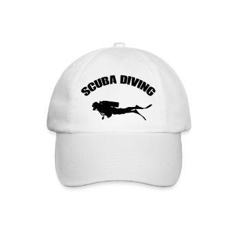Scuba Diving - Baseballkappe - Weiß/Weiß - Vorne