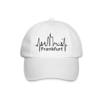 Frankfurt besser - Baseballkappe - Weiß/Weiß - Vorne