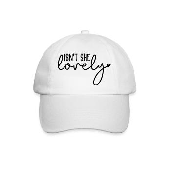 Isn´t She Lovely - Baseballkappe - Weiß/Weiß - Vorne