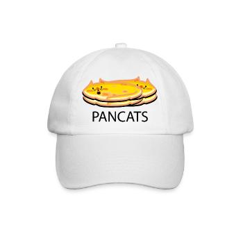 Eierkuchen Katzen - Baseballkappe - Weiß/Weiß - Vorne