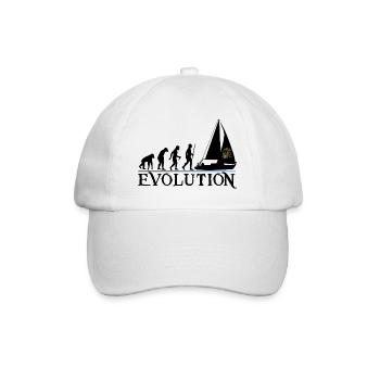 Evolution schwarze Ausführung - Baseballkappe - Weiß/Weiß - Vorne