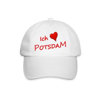 ICH LIEBE POTSDAM - Baseballkappe - Weiß/Weiß - Vorne