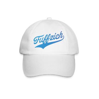Fuffzich - Fünfzigster Geburtstag - Baseballkappe - Weiß/Weiß - Vorne