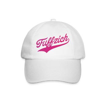 Fuffzich - Fünfzigster Geburtstag - Baseballkappe - Weiß/Weiß - Vorne