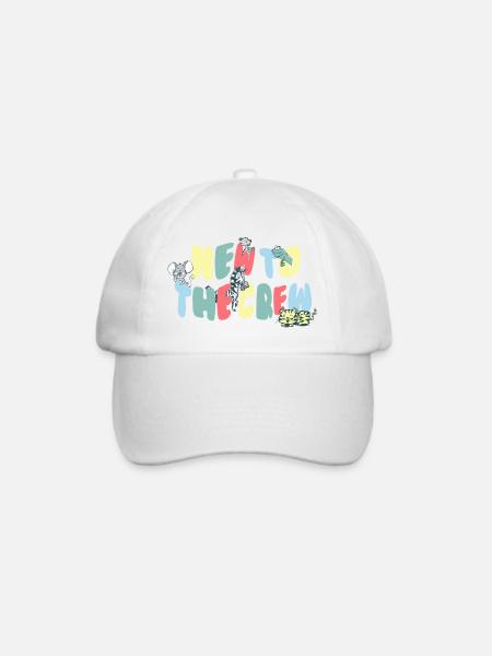 NEW TO THE CREW- WELCOME BABY - Baseballkappe - Weiß/Weiß