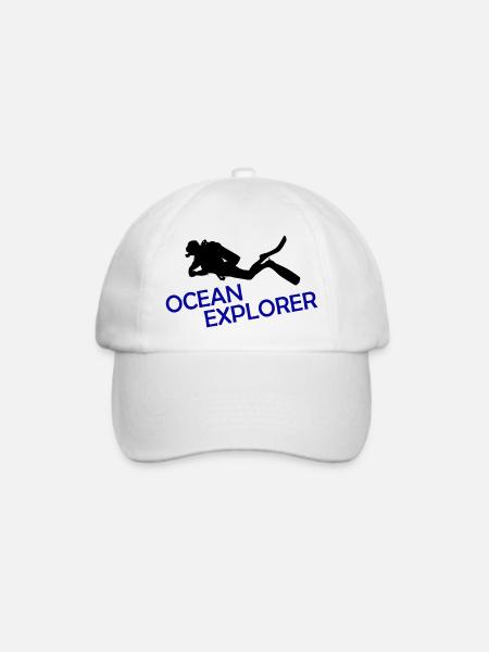 OCEAN EXPLORER - Baseballkappe - Weiß/Weiß
