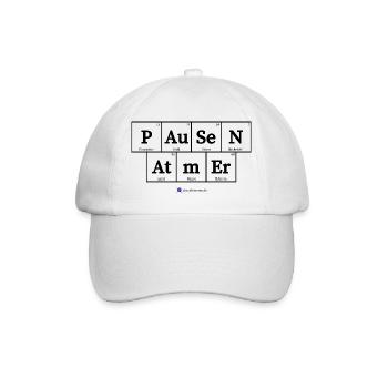 Pausen Atmer (helle Stoffe) - Baseballkappe - Weiß/Weiß - Vorne