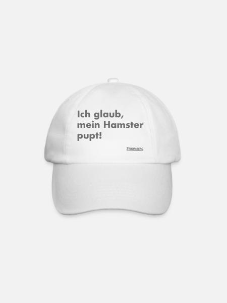 Stromberg Zitat Ich Glaub, Mein Hamster Pupt! - Baseballkappe - Weiß/Weiß