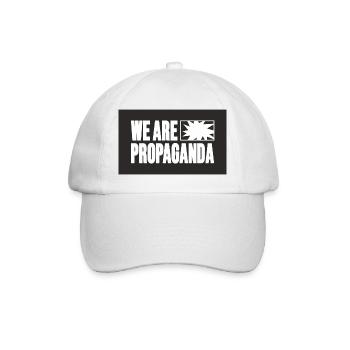 Wir sind Propaganda - Baseballkappe - Weiß/Weiß - Vorne