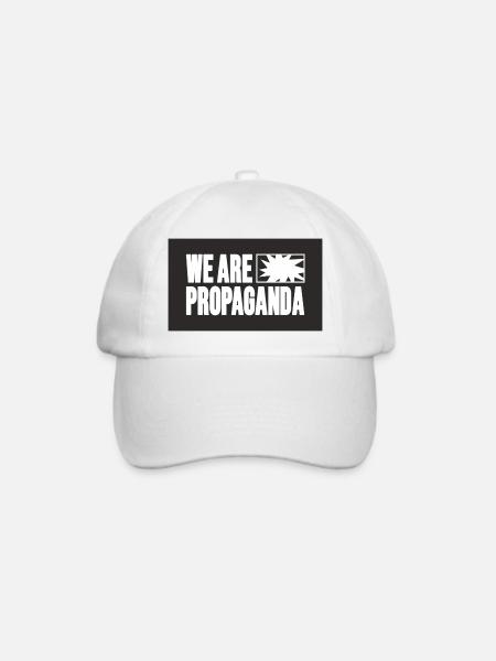 Wir sind Propaganda - Baseballkappe - Weiß/Weiß
