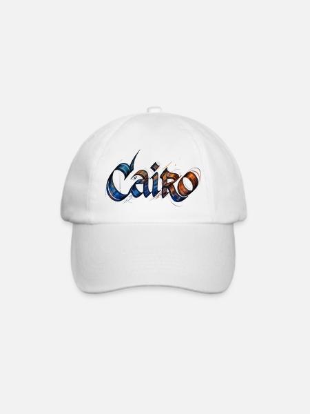 Cairo - Baseballkappe - Weiß/Weiß