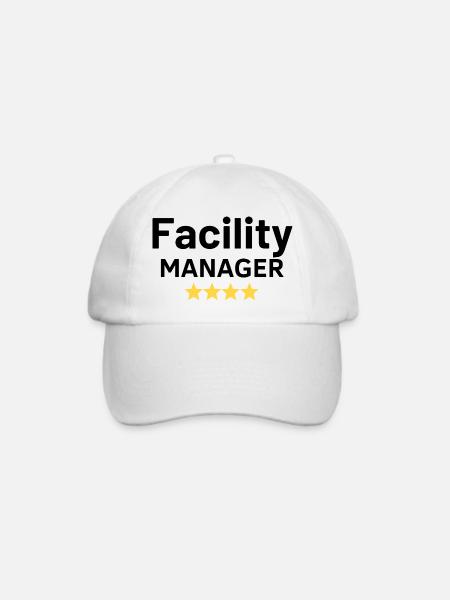 Facility Manager - Baseballkappe - Weiß/Weiß