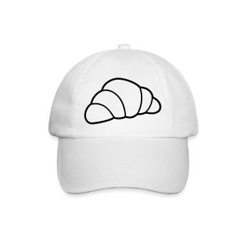 Halbmond - Baseballkappe - Weiß/Weiß - Vorne