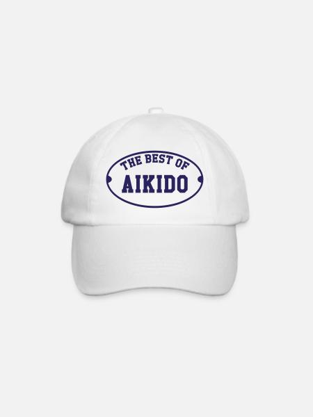 Aikido – Kampfsport – Aikido - Baseballkappe - Weiß/Weiß