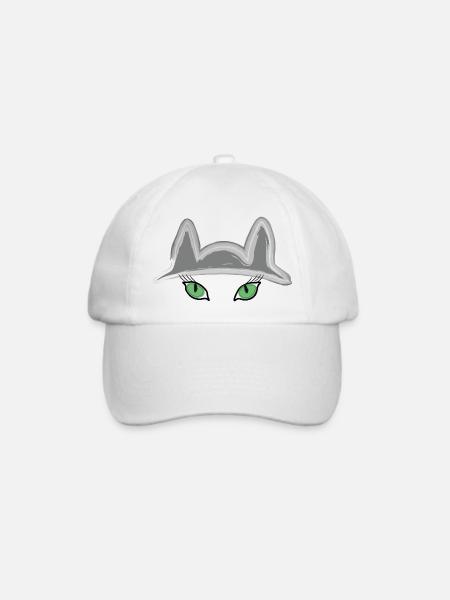 Katzi - Baseballkappe - Weiß/Weiß