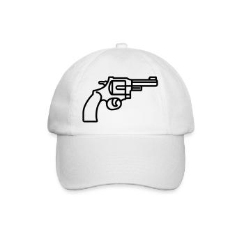 Revolver - Baseballkappe - Weiß/Weiß - Vorne