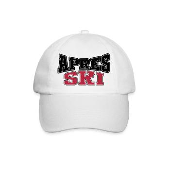 Apres Ski - Baseballkappe - Weiß/Weiß - Vorne