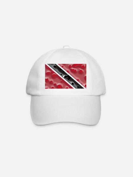 Land Tobago - Baseballkappe - Weiß/Weiß