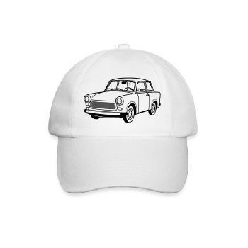 Trabi 601 Coupé - Baseballkappe - Weiß/Weiß - Vorne