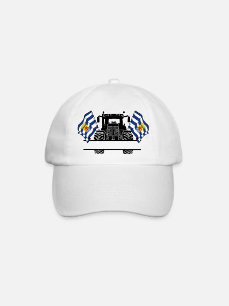 Zeeland_Tractor_Custom_Edition - Baseballkappe - Weiß/Weiß