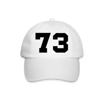 73- - Baseballkappe - Weiß/Weiß - Vorne