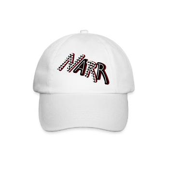 Narr - Baseballkappe - Weiß/Weiß - Vorne