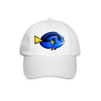 Doktorfisch bunt Meeresfisch - Baseballkappe - Weiß/Weiß - Vorne