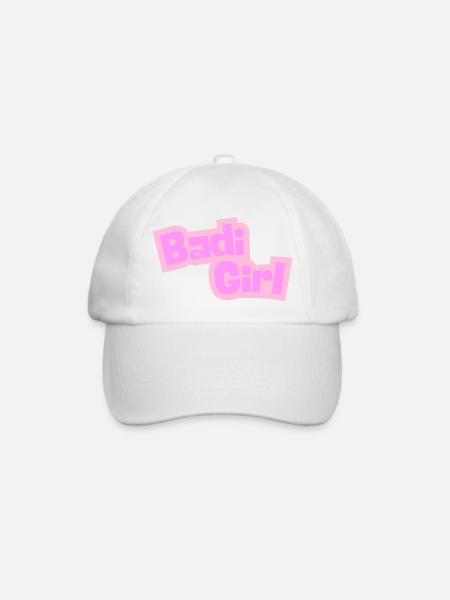 Badi Girl - Baseballkappe - Weiß/Weiß