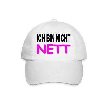 Nett - Baseballkappe - Weiß/Weiß - Vorne