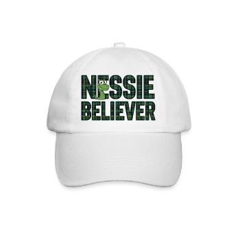 Nessie Believer - Baseballkappe - Weiß/Weiß - Vorne