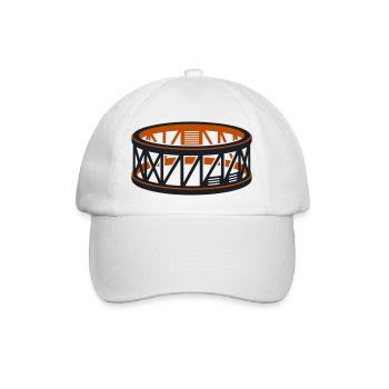 Raketenbasis Startrampe Grafik - Baseballkappe - Weiß/Weiß - Vorne