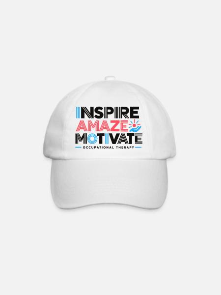 Ergotherapie Ergotherapie-Student Pädiatrie - Baseballkappe - Weiß/Weiß