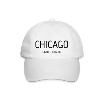 Chicago - Baseballkappe - Weiß/Weiß - Vorne