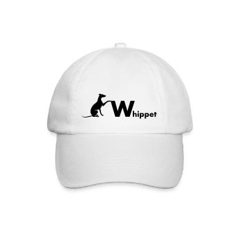 Whippet - Baseballkappe - Weiß/Weiß - Vorne