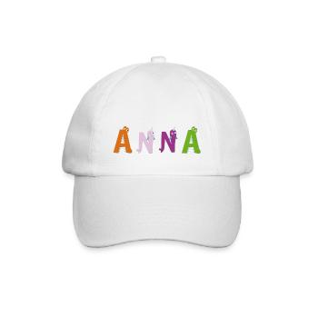 Anna - Baseballkappe - Weiß/Weiß - Vorne