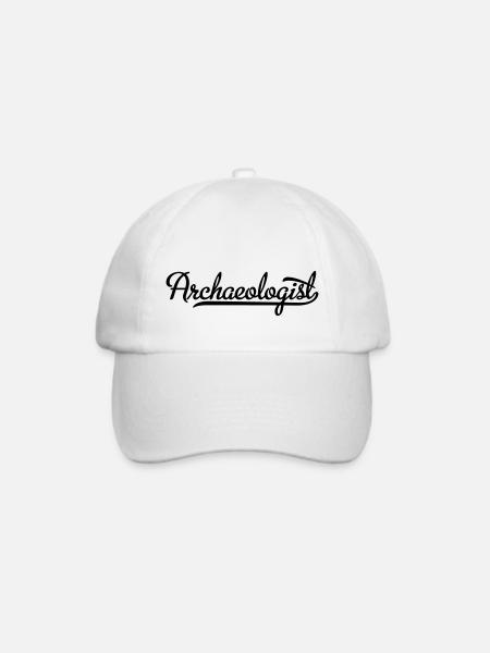 Archäologe - Baseballkappe - Weiß/Weiß