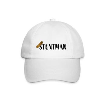 Stuntman - Baseballkappe - Weiß/Weiß - Vorne